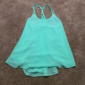 SOLD Spaghetti strap flowy tank